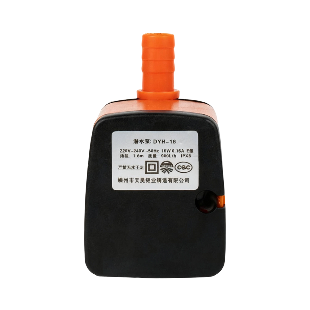 DYH-16 High Head Resin Tesnenie proti znečisteniu 16W vodná pumpa chladiaceho ventilátora